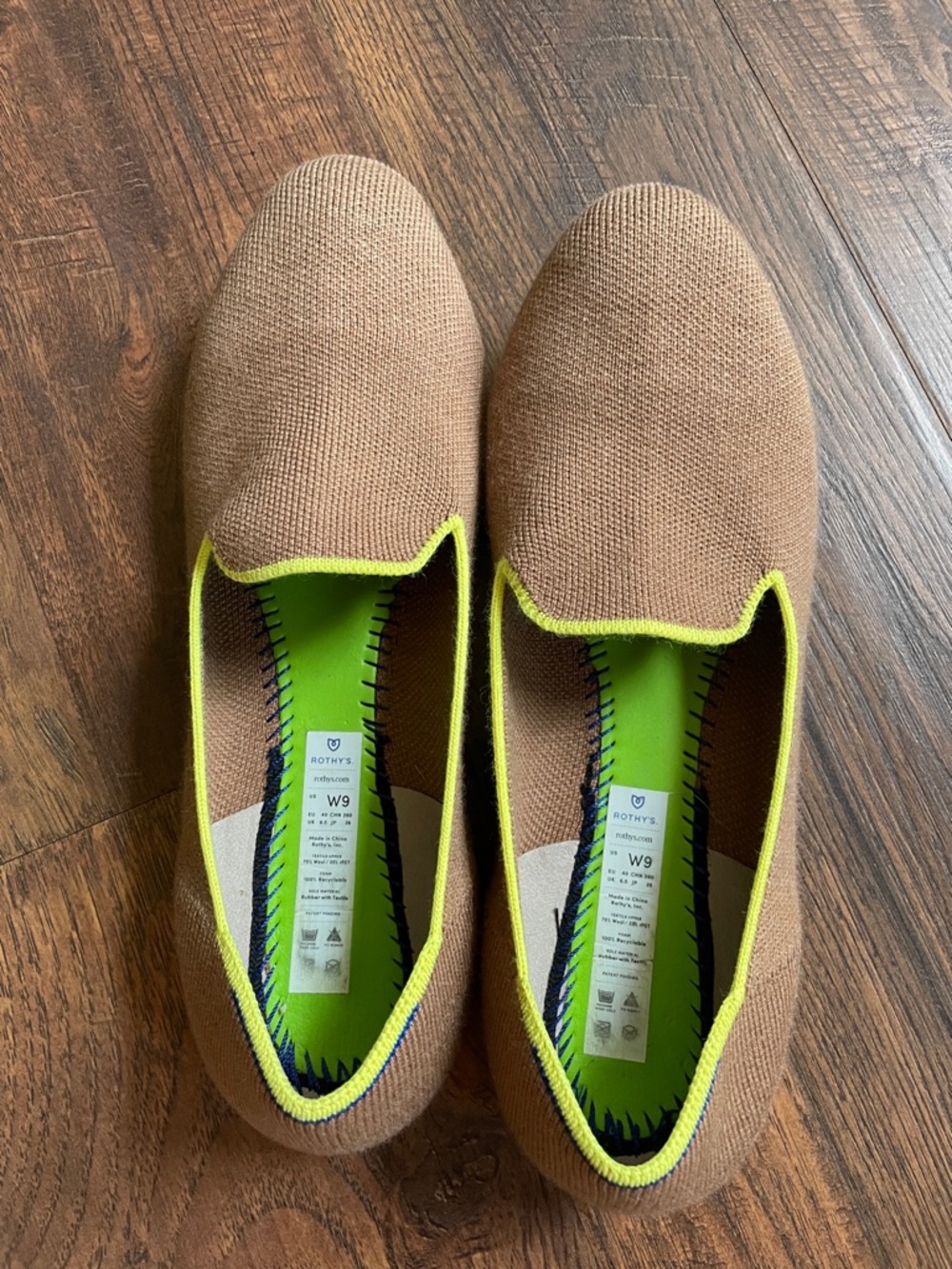 Rothy’s camel loafer
